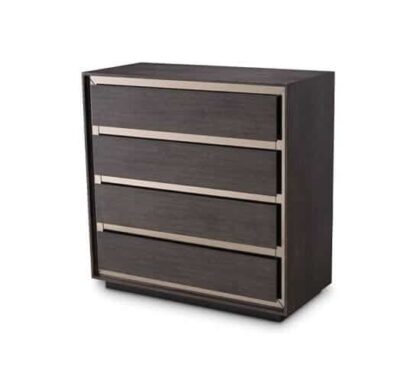 Cabas byrå mocha straight oak veneer