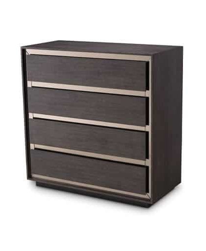 Cabas byrå mocha straight oak veneer