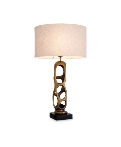Kearny bordslampa antik mässing