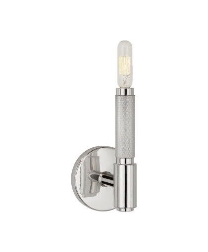 Barrett Knurled vägglampa nickel