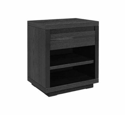 Hunter sängbord svart