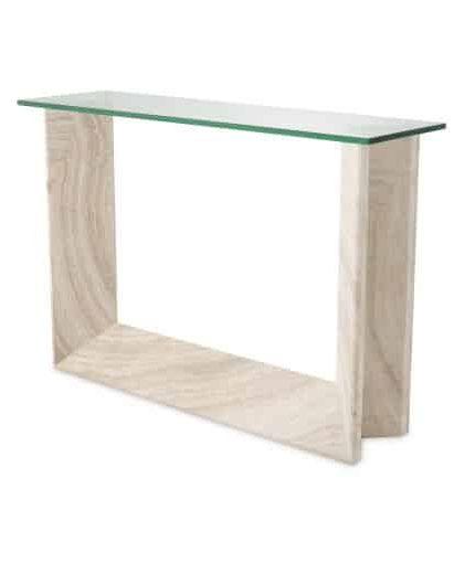 Fortuna konsolbord travertine