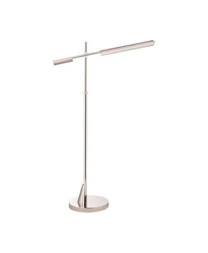 Daley golvlampa justerbar nickel
