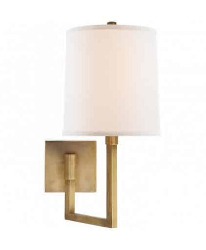 Aspect vägglampa mässing S