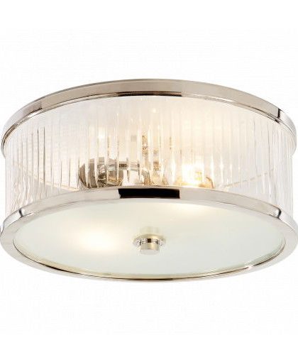 Randolph plafond rund nickel L