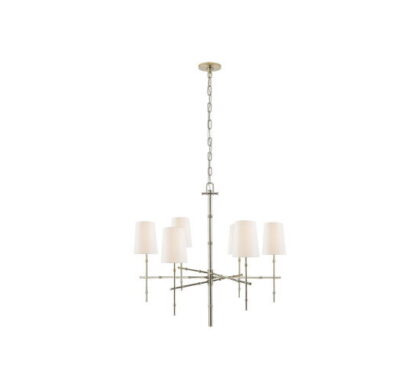 Grenol Modern Bamboo takkrona nickel/linne