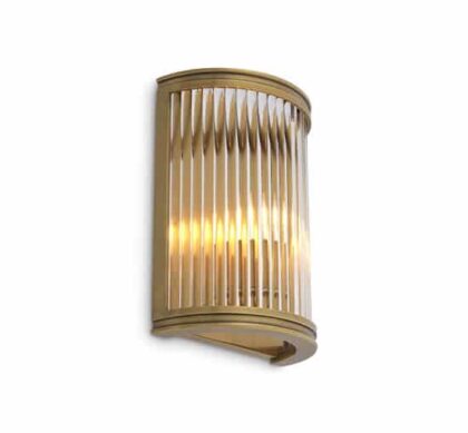 Alice vägglampa antik mässing OUTLET