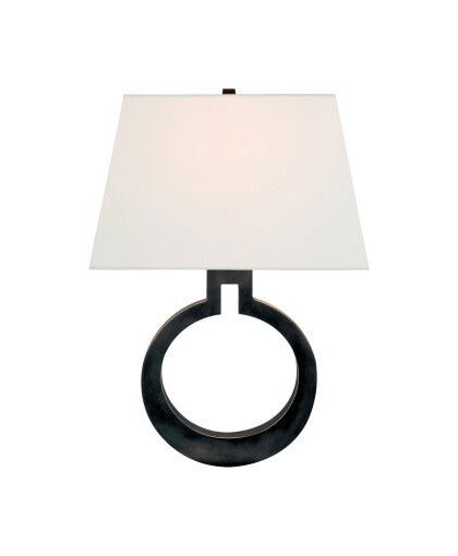 Ring Form vägglampa brons L