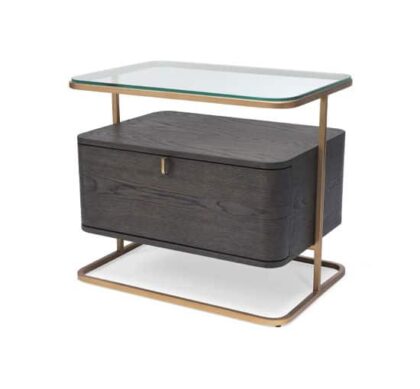 Augusto sängbord brun