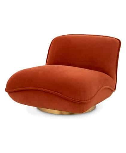 Relax fåtölj savona orange velvet