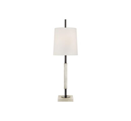 Lexington bordslampa brons/alabaster