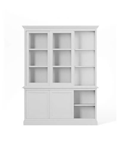 Assonet vitrinskåp classic white