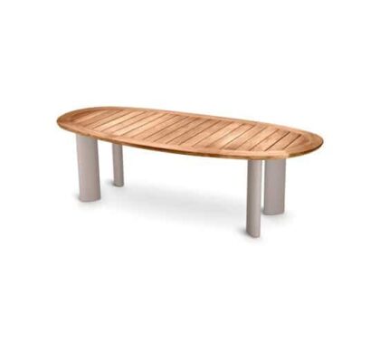 Free Form matbord natural teak