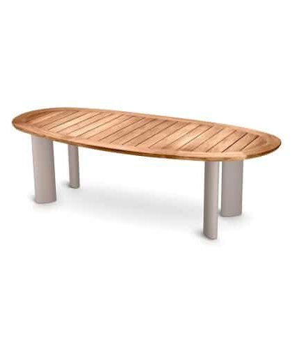 Free Form matbord natural teak