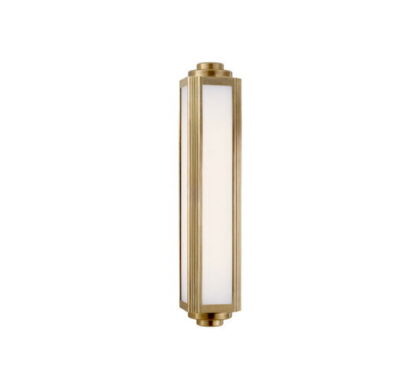 Keating vägglampa mässing