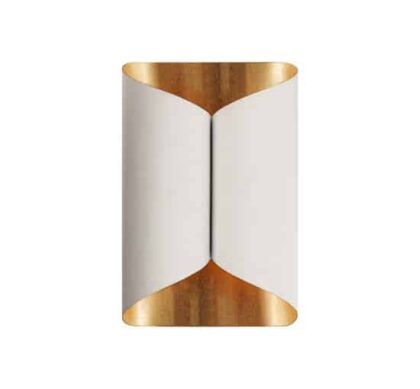 Selfoss vägglampa vit S