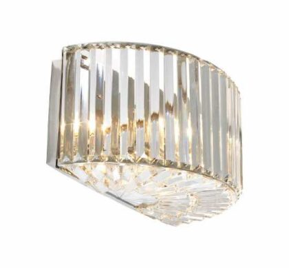 Infinity vägglampa nickel