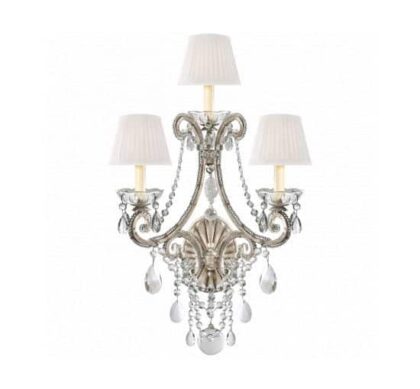 Adrianna vägglampa antik silver