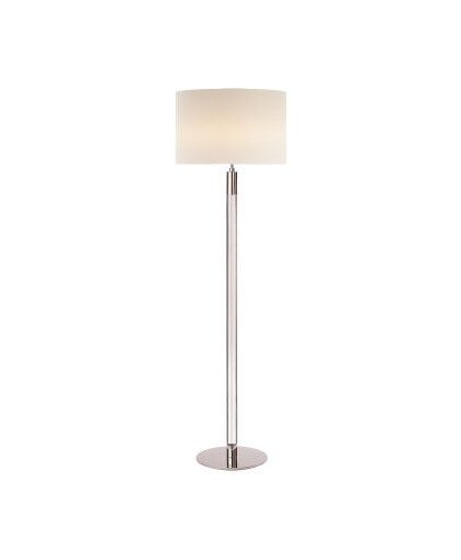 Riga golvlampa nickel