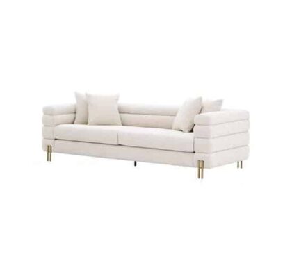 York soffa bouclé cream