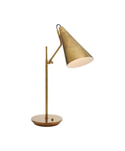 Clemente bordslampa antik mässing
