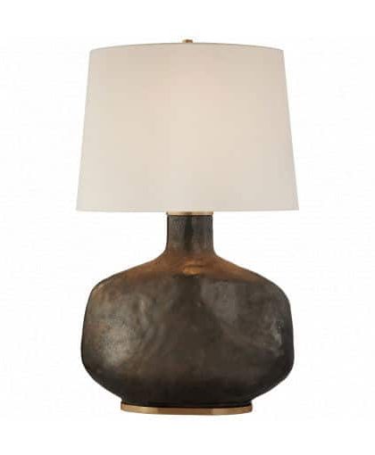 Beton bordslampa brons L
