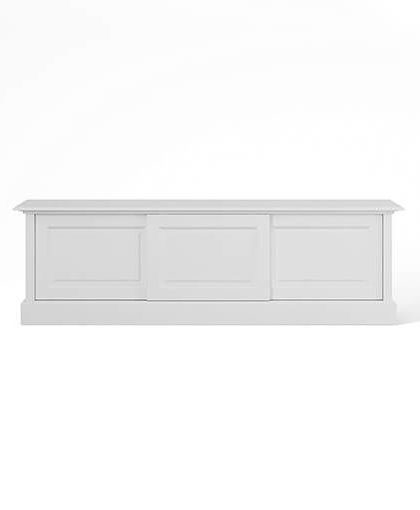 Montauk mediabänk classic white