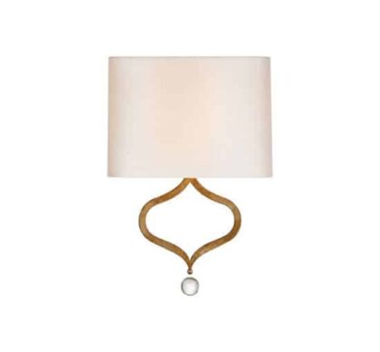 Heart vägglampa Gilded Iron