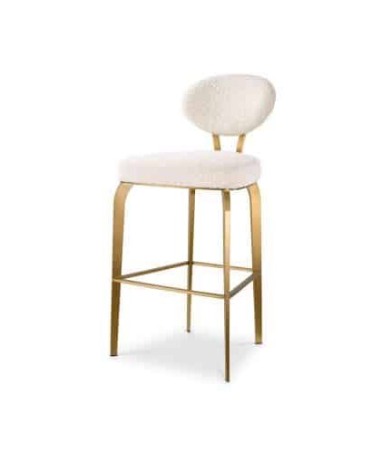Dorrego barstol bouclé cream
