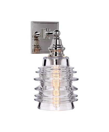 Covington vägglampa nickel