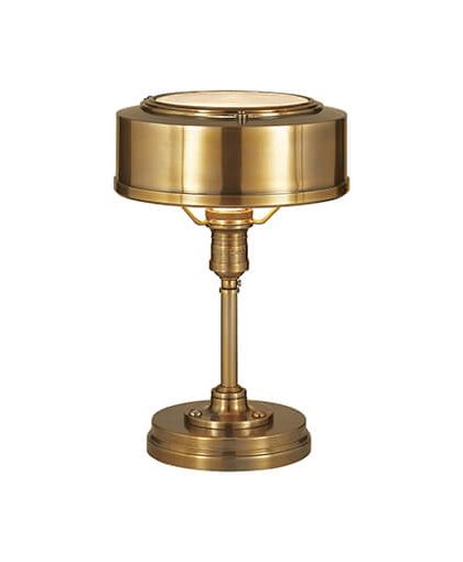 Henley bordslampa antik mässing