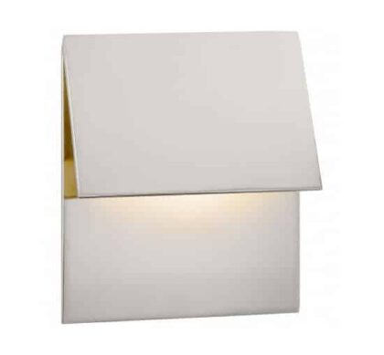 Esker Single Fold vägglampa nickel