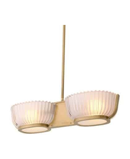 Artos Double taklampa vintage mässing