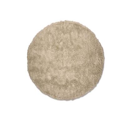 Cloudy matta rund beige