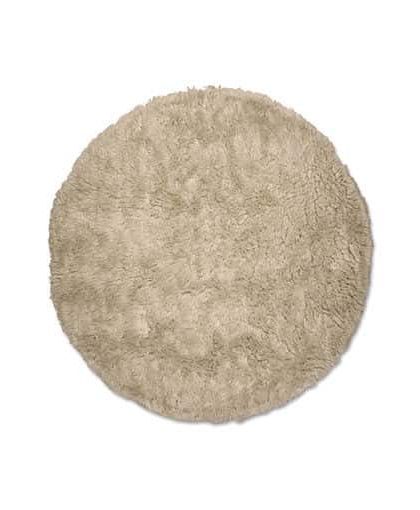 Cloudy matta rund beige