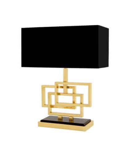Windolf bordslampa polerad mässing