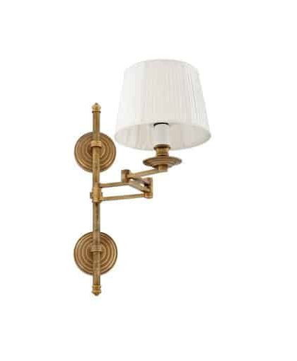 Favonius vägglampa mässing