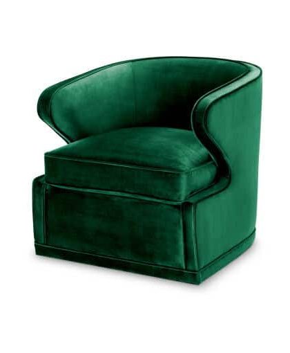 Dorset fåtölj roche green velvet