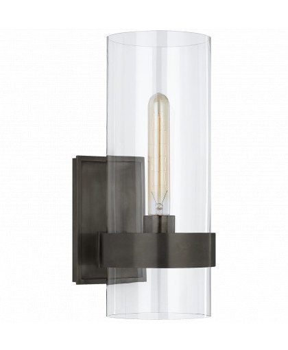 Presidio vägglampa brons