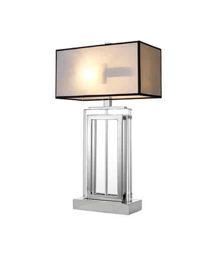 Arlington Bordslampa crystal/nickel