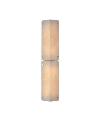 Clayton 25 vägglampa nickel/alabaster