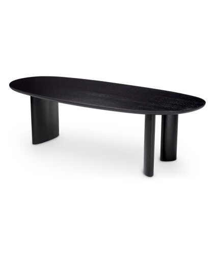 Lindner matbord black veneer