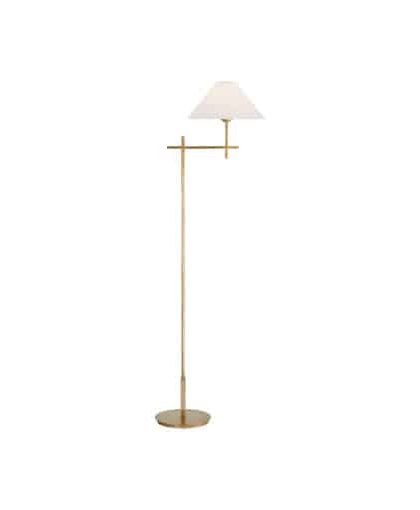 Hackney golvlampa antik mässing
