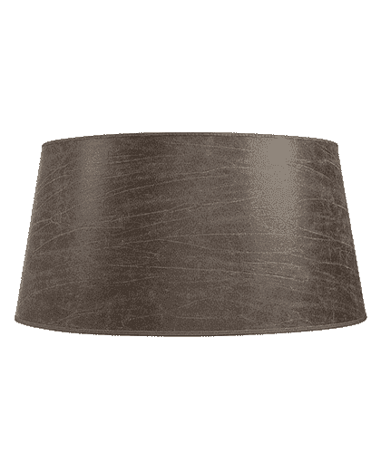 Classic lampskärm leather pale brown