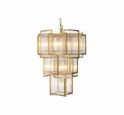 Jet Set takkrona mässing