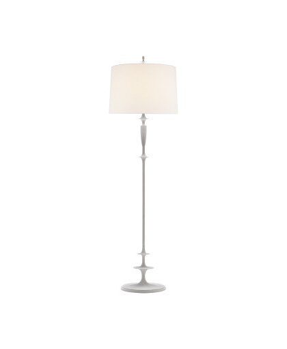 Lotus golvlampa vit/linne