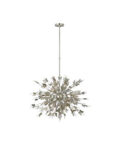 Farfalle takkrona silver M