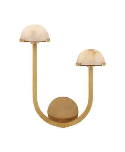 Pedra 15 vägglampa höger antik mässing