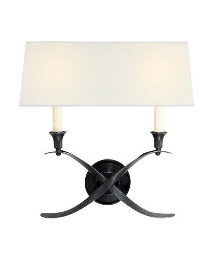 Cross Bouillotte vägglampa brons L