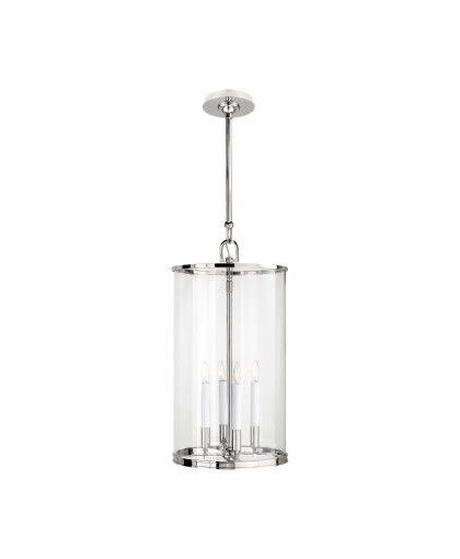 Modern taklampa nickel